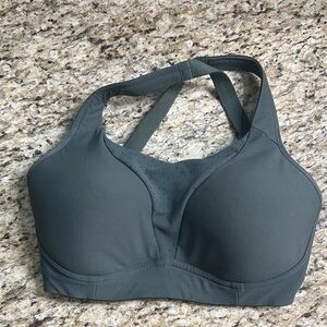 Lululemon Athletica Run Times Bra Size 32E (dark green)